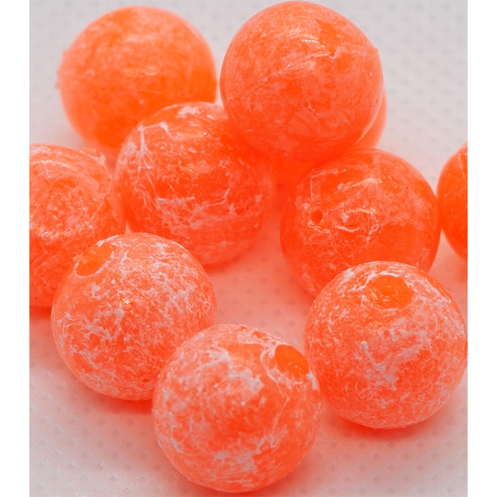 BnR Tackle Soft Beads | Creamsicle Stinkeye; 10 mm