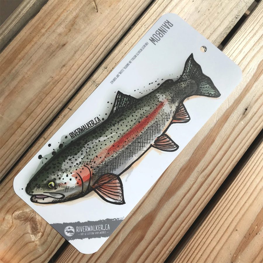 RIVERWALKER - Rainbow Trout Decal - Pacific Rivers Outfitting Company