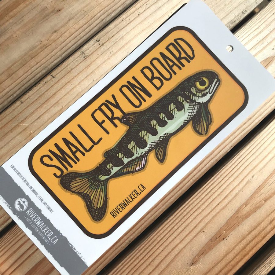 RIVERWALKER - Small Fry Salmon Decal - Pacific Rivers Outfitting Company