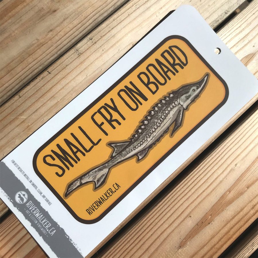 RIVERWALKER - Small Fry Sturgeon Decal - Pacific Rivers Outfitting Company